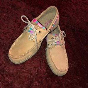 Girls Sperry boat shoes